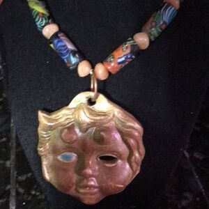 Folk art necklace